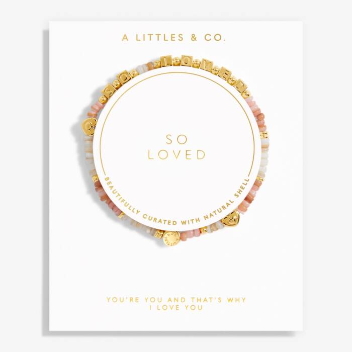 Happy Little Moments 'So Loved' Bracelet In Gold Plating