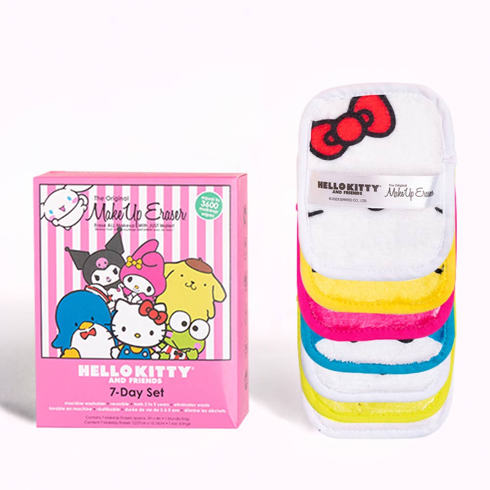 Hello Kitty & Friends 7-Day MakeUp Eraser Set