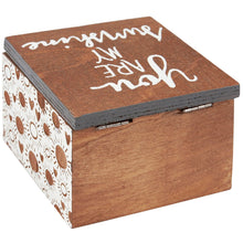 Load image into Gallery viewer, Hinged Box - You Are My Sunshine
