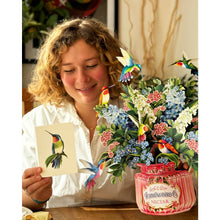 Load image into Gallery viewer, Hummingbird Oasis - Pop Up Card
