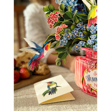 Load image into Gallery viewer, Hummingbird Oasis - Pop Up Card
