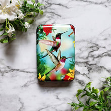 Load image into Gallery viewer, Hummingbird Red Armored Wallet - RFID blocking
