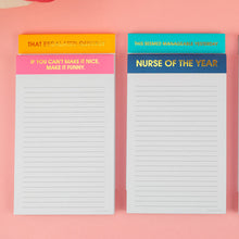 Load image into Gallery viewer, If You Can't Make It Nice Make it Funny - Notepad - Pink
