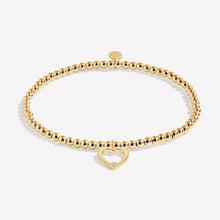 Load image into Gallery viewer, &#39;In Loving Memory&#39; Stretch Bracelet In Gold-Tone Plating
