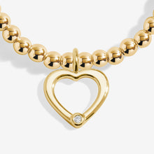 Load image into Gallery viewer, &#39;In Loving Memory&#39; Stretch Bracelet In Gold-Tone Plating
