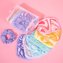 Load image into Gallery viewer, Iridescent 7-Day Set of MakeUp Erasers
