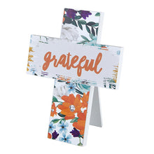 Load image into Gallery viewer, Tabletop Easel Cross - Grateful

