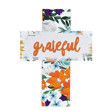Load image into Gallery viewer, Tabletop Easel Cross - Grateful
