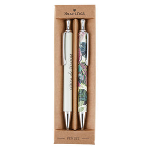 Boxed Pen Set - Grow & Bloom