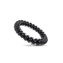 Load image into Gallery viewer, Jet Black Large Hair Ties
