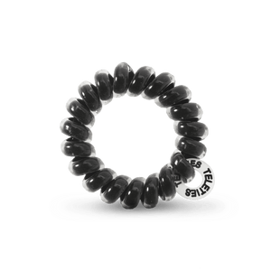 Jet Black Tiny Hair Ties Set of 5