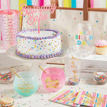 Load image into Gallery viewer, Jumbo Wine Glass - Happy Birthday - Multi
