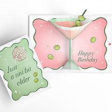 Load image into Gallery viewer, Just a Tini Bit Older Birthday Lovepop Card
