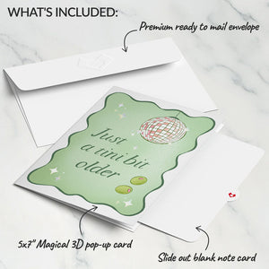 Just a Tini Bit Older Birthday Lovepop Card