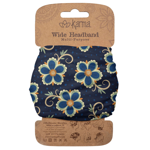 Boho Bandeau Midnight Flower