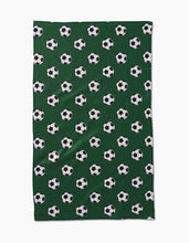 Load image into Gallery viewer, Kick Off Soccer Kitchen Tea Towel by Geometry
