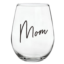 Load image into Gallery viewer, Stemless Wine Glass - Mom
