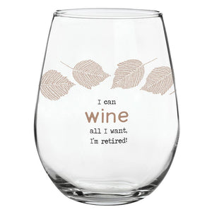 Stemless Wine Glass - Wine, Retired