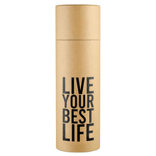 Load image into Gallery viewer, Glass Water Bottle - Live Your Best Life
