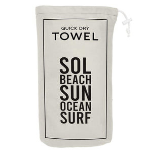 Quick Dry Oversized Beach Towel - Sol Beach Sun
