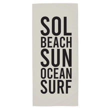 Load image into Gallery viewer, Quick Dry Oversized Beach Towel - Sol Beach Sun
