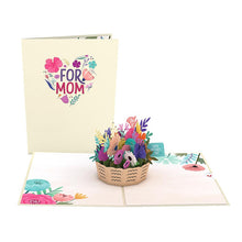 Load image into Gallery viewer, Mother&#39;s Day Basket Lovepop card
