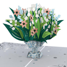 Load image into Gallery viewer, Anniversary Lily of the Valley Lovepop Card
