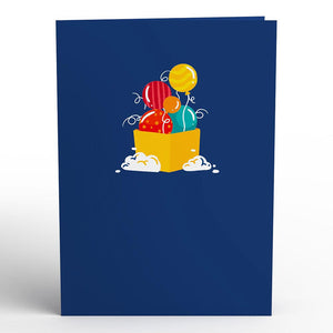 Happy Birthday Banner and Balloons Lovepop Card