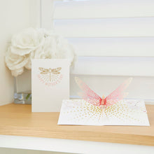 Load image into Gallery viewer, Mother&#39;s Dragonfly Lovepop card
