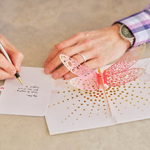 Load image into Gallery viewer, Mother&#39;s Dragonfly Lovepop card
