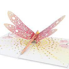 Load image into Gallery viewer, Mother&#39;s Dragonfly Lovepop card
