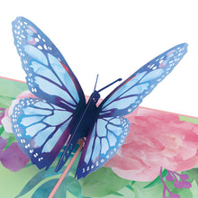 Load image into Gallery viewer, Birthday Blue Morpho Butterfly Lovepop Card
