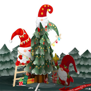 Christmas Gnomes Lovepop Card
