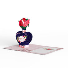 Load image into Gallery viewer, Be Mine Pop-Up Card with Mini Potion Bouquet
