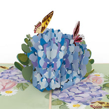 Load image into Gallery viewer, Hydrangea Butterflies Lovepop Card
