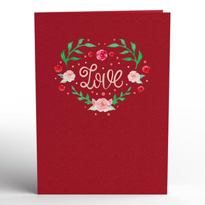 Love Rose & Butterflies Lovepop Card