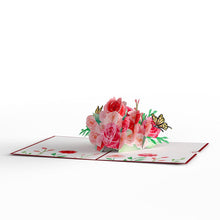 Load image into Gallery viewer, Love Rose &amp; Butterflies Lovepop Card
