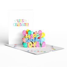 Load image into Gallery viewer, Let&#39;s Celebrate Birthday Lovepop Card
