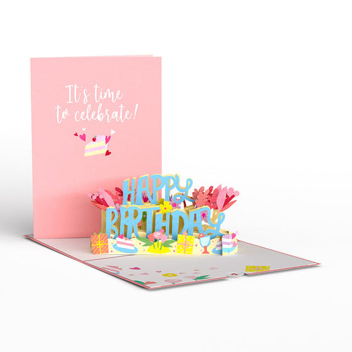 It's Time to Celebrate Birthday Lovepop Card