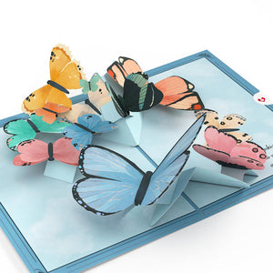 Celebration of Life Sympathy Butterflies Lovepop Card
