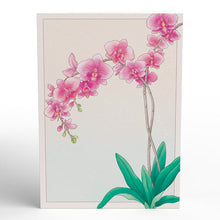 Load image into Gallery viewer, Watercolor Orchid Lovepop Card
