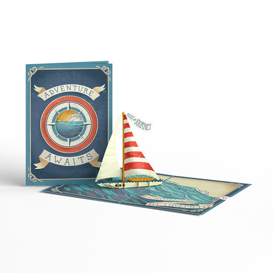 Adventure Awaits Retirement  Lovepop Card
