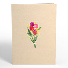 Load image into Gallery viewer, Cheerful Tulips Lovepop Card
