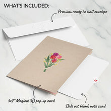 Load image into Gallery viewer, Cheerful Tulips Lovepop Card
