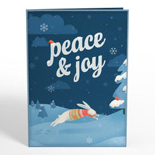 Load image into Gallery viewer, Peace &amp; Joy Woodland Gathering Lovepop Card
