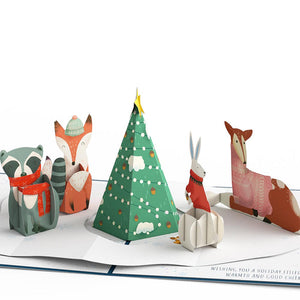 Peace & Joy Woodland Gathering Lovepop Card