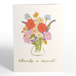 Thanks a Bunch Bouquet Lovepop Card