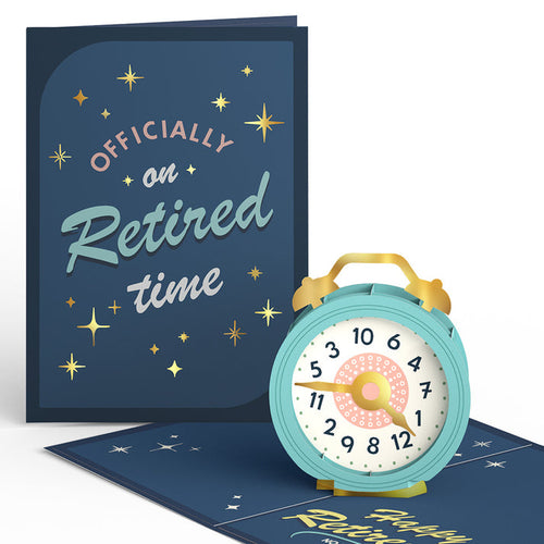 Officially on Retired Time Lovepop Card