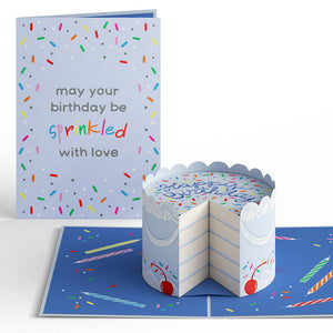 Sprinkled with Love Birthday Cake Lovepop Card