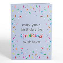 Load image into Gallery viewer, Sprinkled with Love Birthday Cake Lovepop Card

